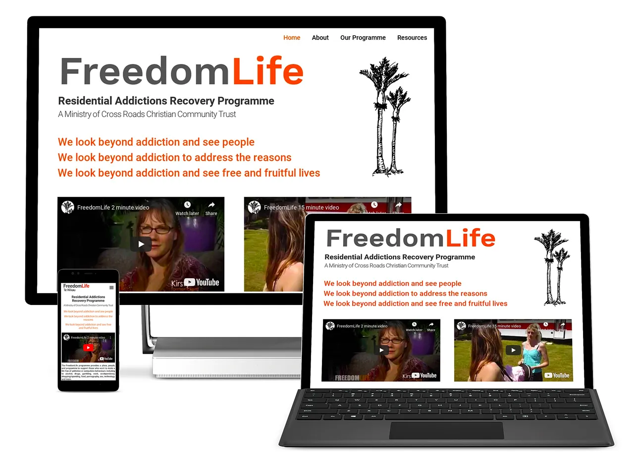 Freedom Life Website